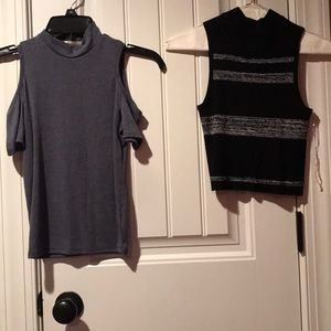 Turtle neck tank tops